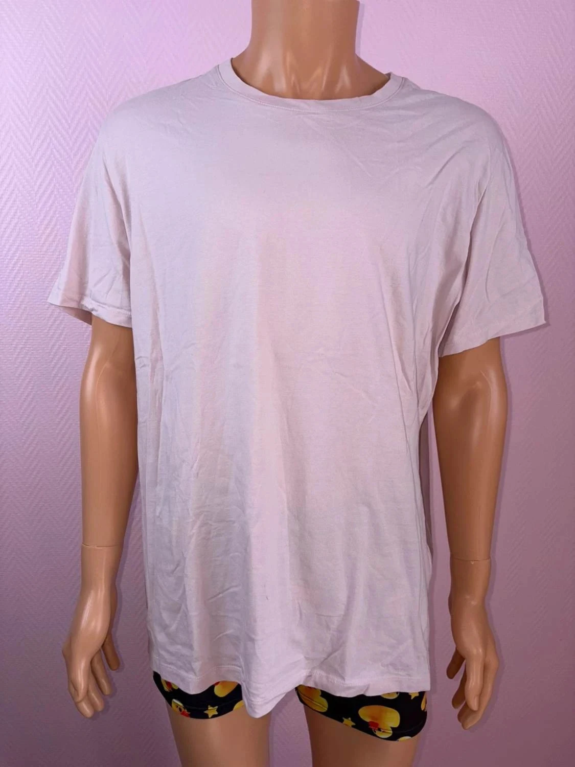 Men's Celio XXL light pink T-shirt – photo 3